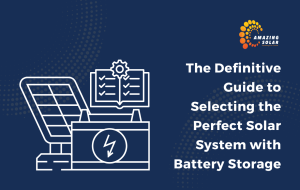 Solar system with battery