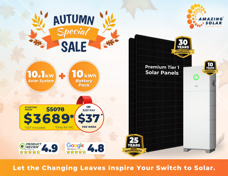 10.1 kw plus 10 Kwh Battery AUTUMN SALE