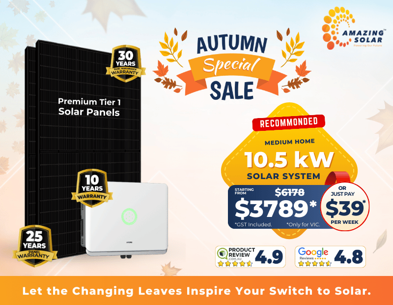 AUTUMN SALE WEBSITE DEALS 10.5kW