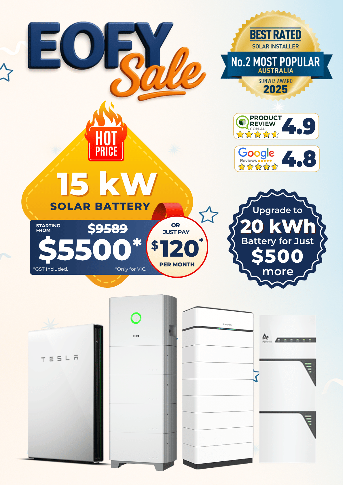 EOFY Battery Deals