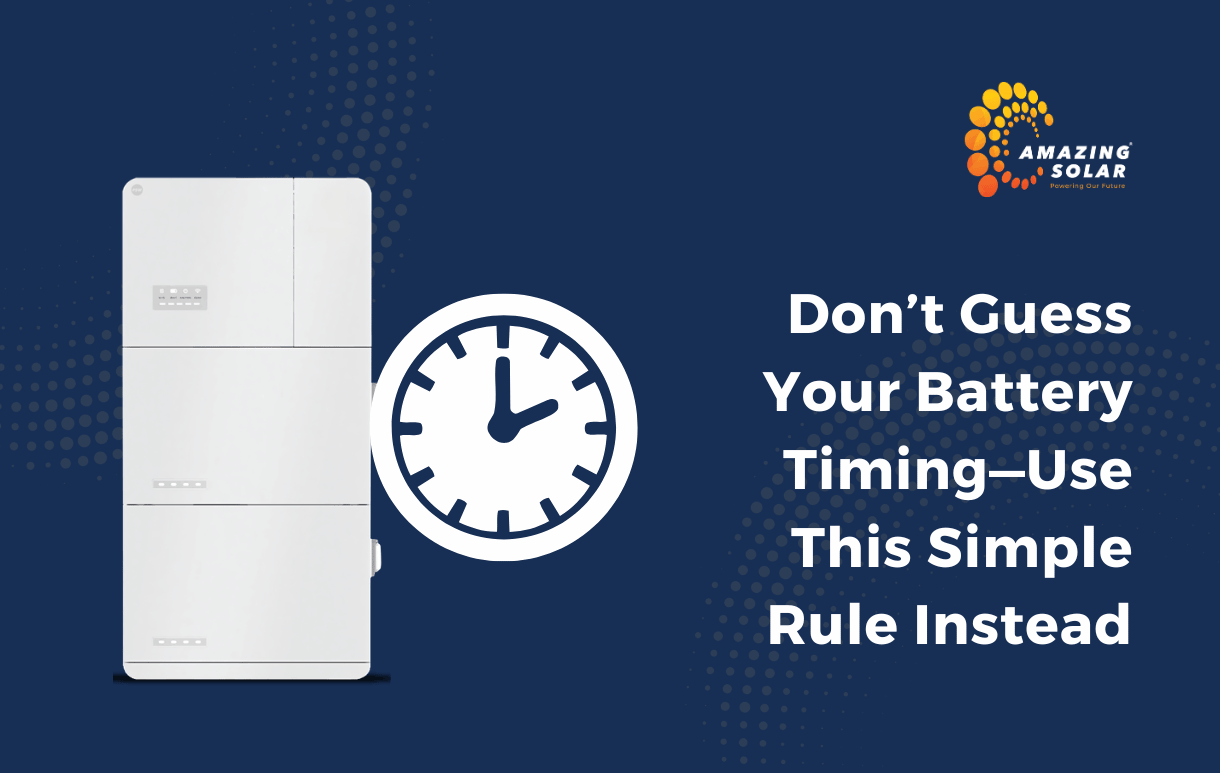 Don’t Guess Your Battery Timing—Use This Simple Rule Instead