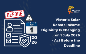 Victoria solar rebate 2026