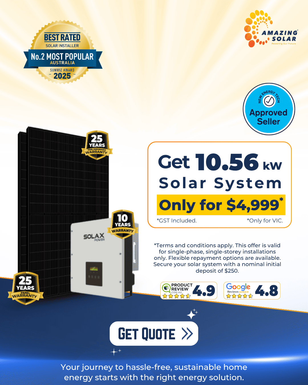 Solar 10.5kWh Deals