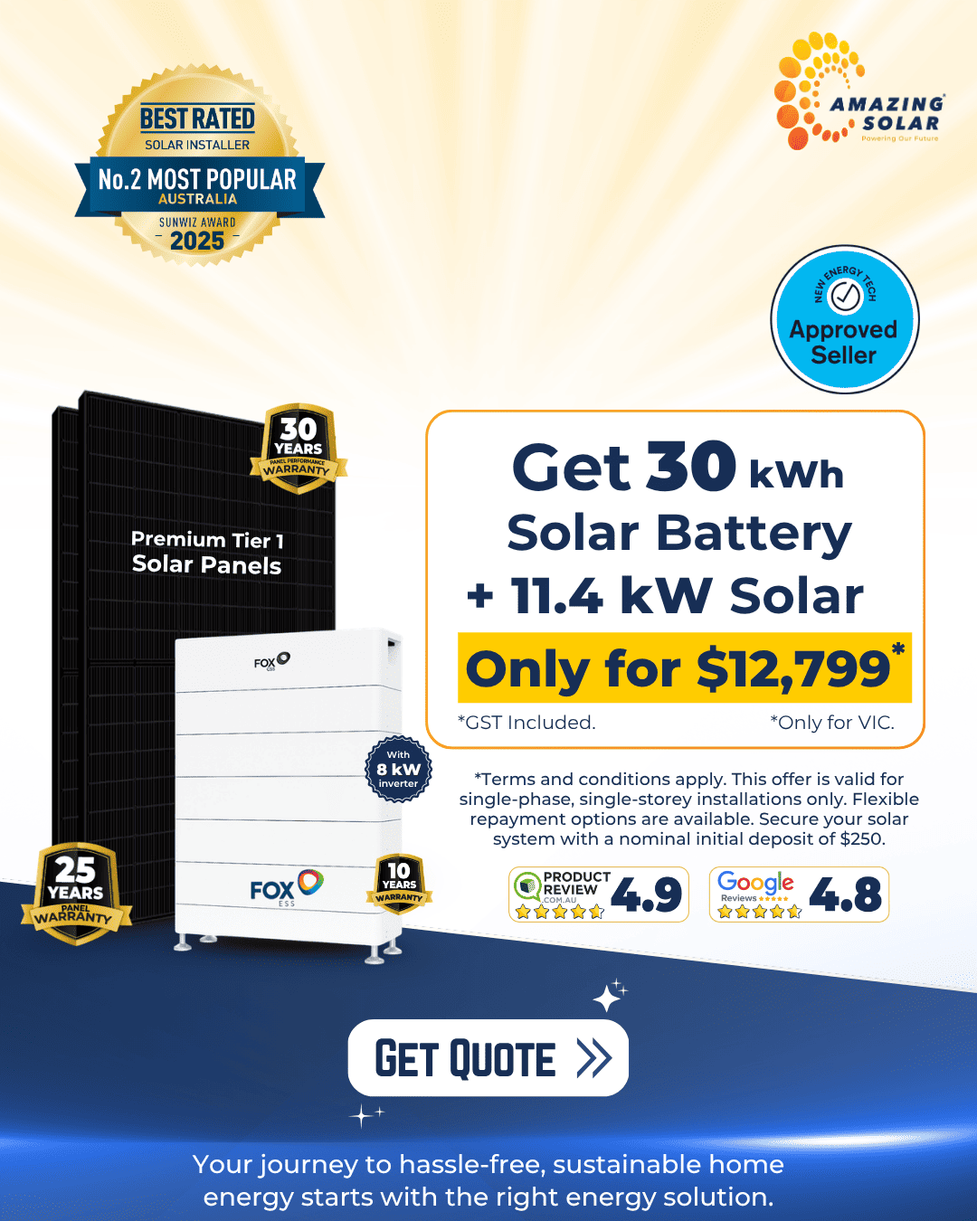 Solar battery 18.64kWh plus 7.4kWh solar deals (2)