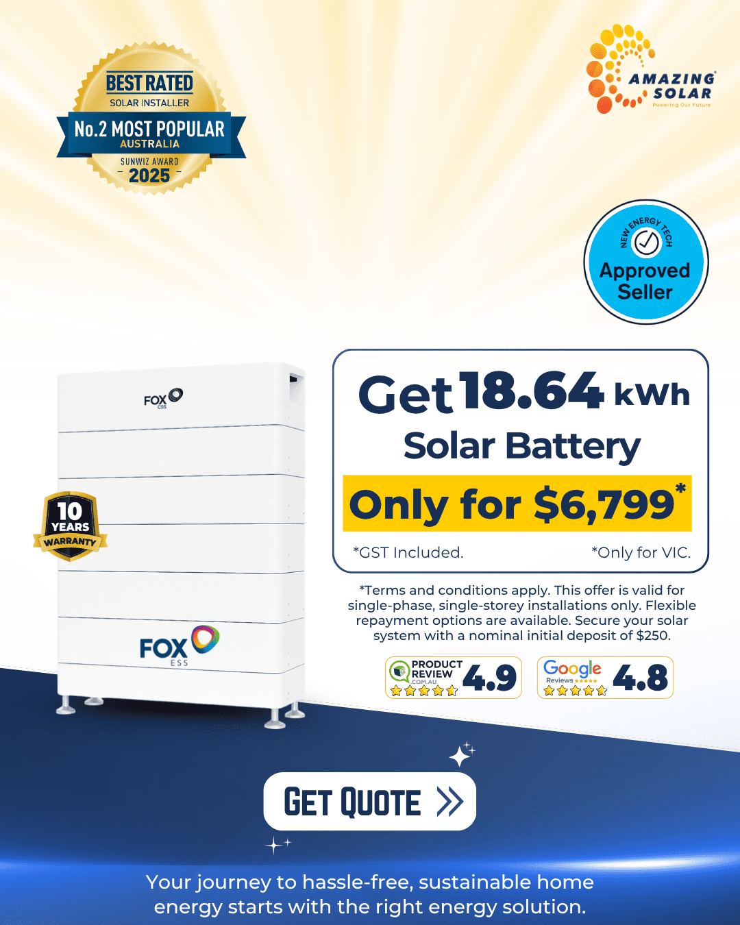 Solar battery Sale 20kWh 3PH