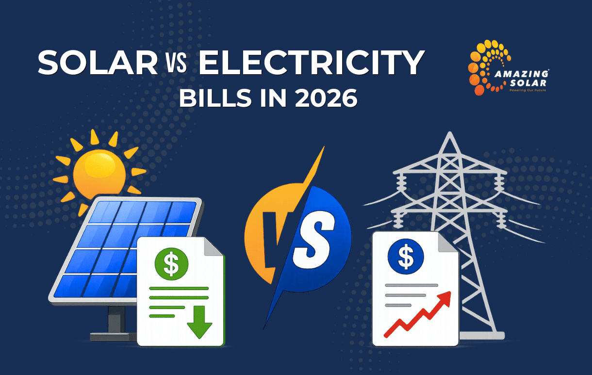 Solar vs Electricity Bills in 2026