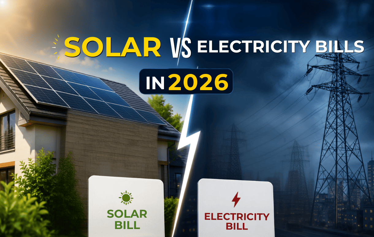 Solar vs Electricity Bills in 2026