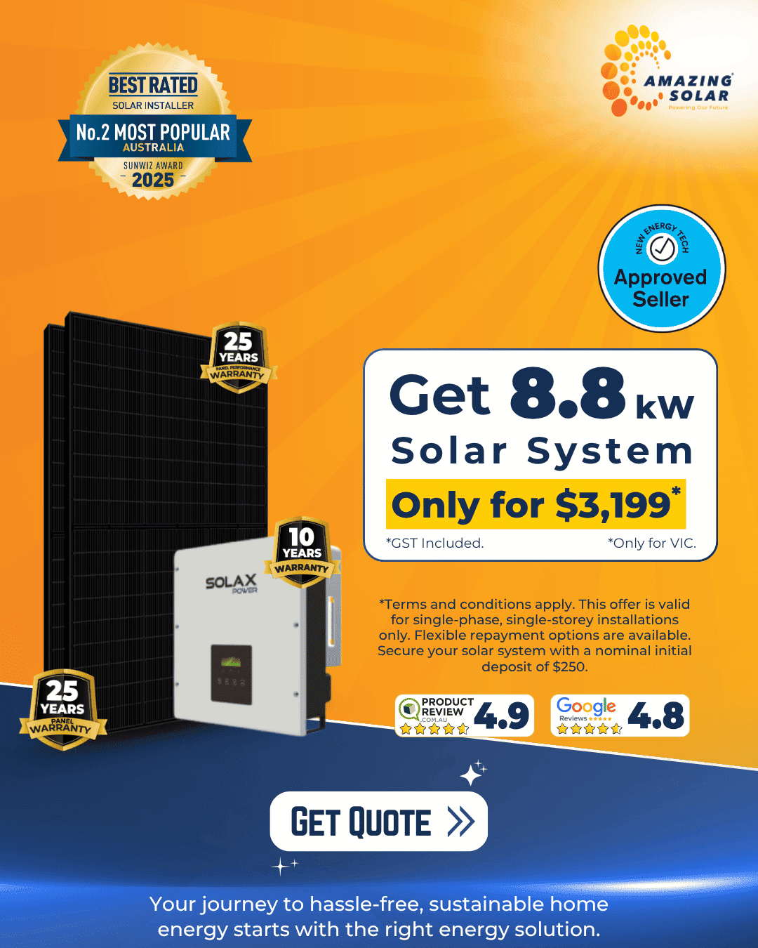 Solar 8.8kWh Deals