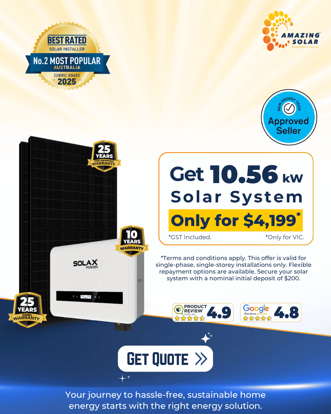 Solar 10.5kWh Deals