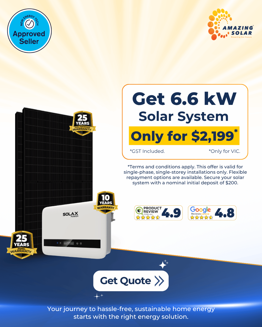 Solar 6.6kWh Deals 2026