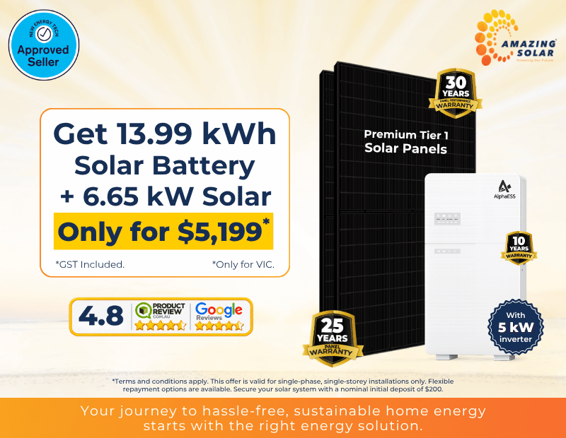 13.99 kWh Battery + 6.65 Solar