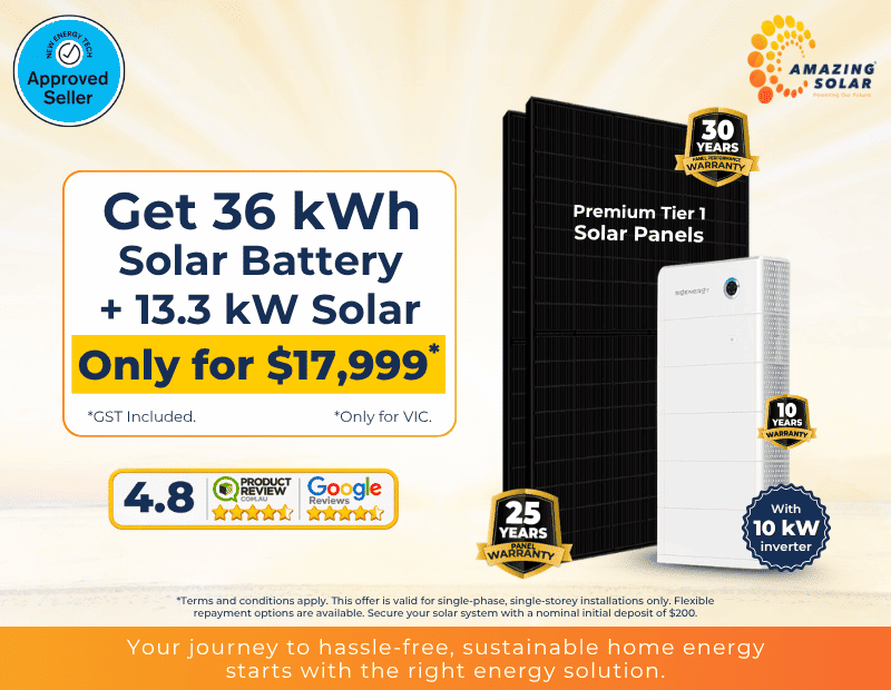 36 kWh Battery + 13.3 Solar