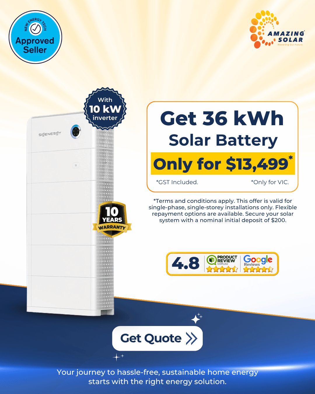 36kWh solar battery 2026