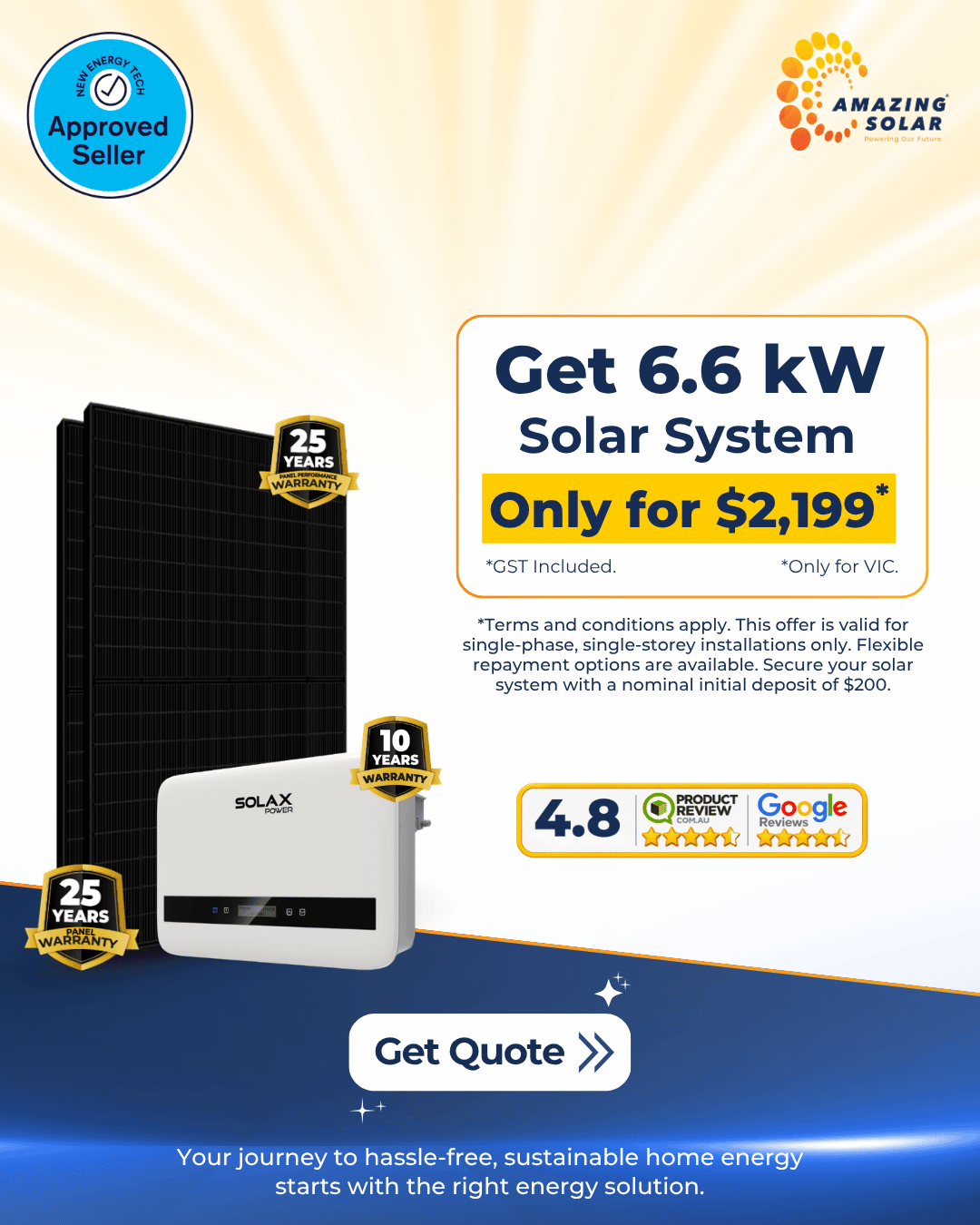Solar 6.6kWh Deals 2026